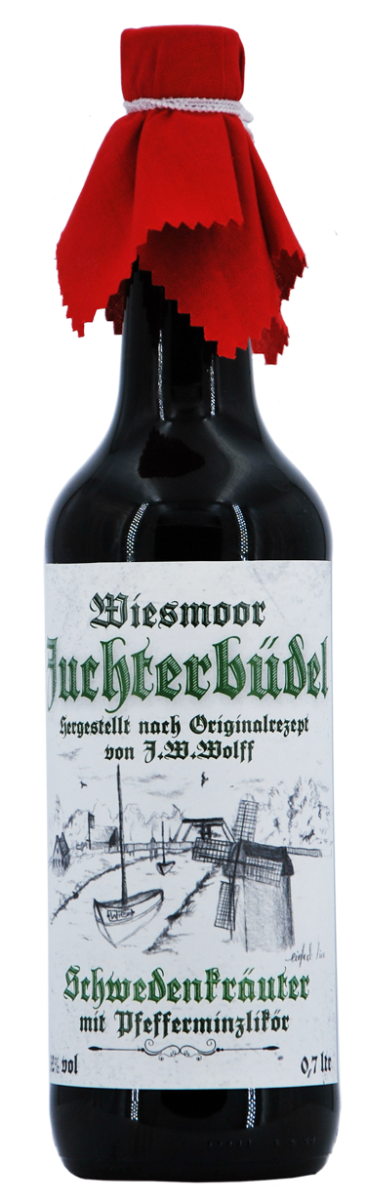 Juchterb&#xFC;del&#x20;Schwedenkr&#xE4;uter&#x20;mit&#x20;Pfefferminz&#x20;32&#x20;&#x25;&#x20;vol.&#x20;