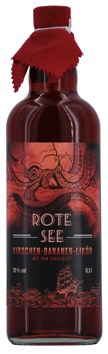 ROTE&#x20;SEE&#x20;-&#x20;Kirschen-Bananen-Lik&#xF6;r&#x20;mit&#x20;Rum&#x20;verfeinert.