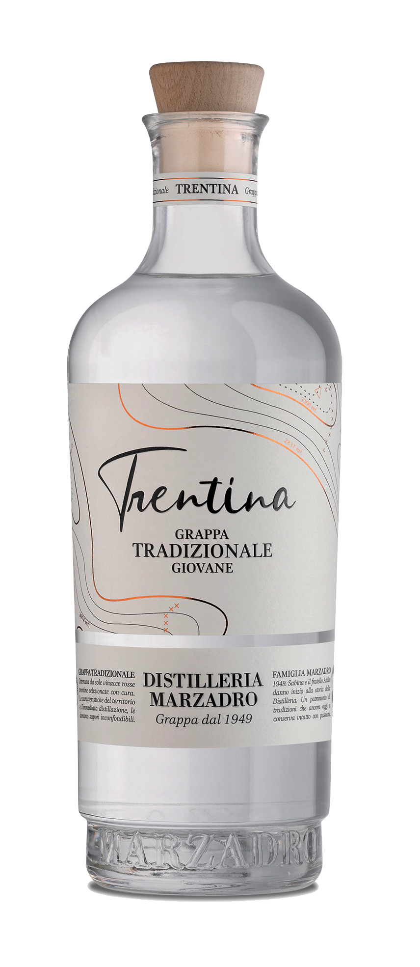 Marzadro&#x20;&quot;La&#x20;Trentina&quot;&#x20;Tradizionale&#x20;Grappa&#x20;giovane