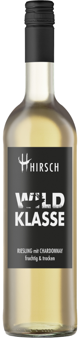 Hirsch&#x20;Wildklasse&#x20;Riesling&#x20;und&#x20;Chardonnay&#x20;QbA&#x20;trocken