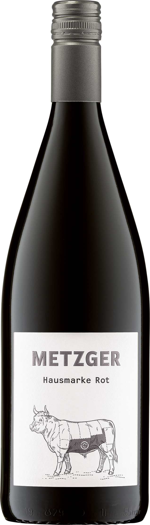 Metzger&#x20;&quot;Hausmarke&#x20;Rot&quot;&#x20;&#x20;QbA&#x20;feinherb,&#x20;1,0&#x20;l