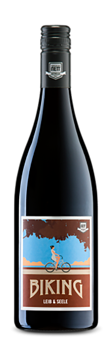 Biking&#x20;&#x20;&quot;Leib&#x20;&amp;&#x20;Seele&quot;,&#x20;Rotweincuv&#xE9;e&#x20;QbA&#x20;feinherb