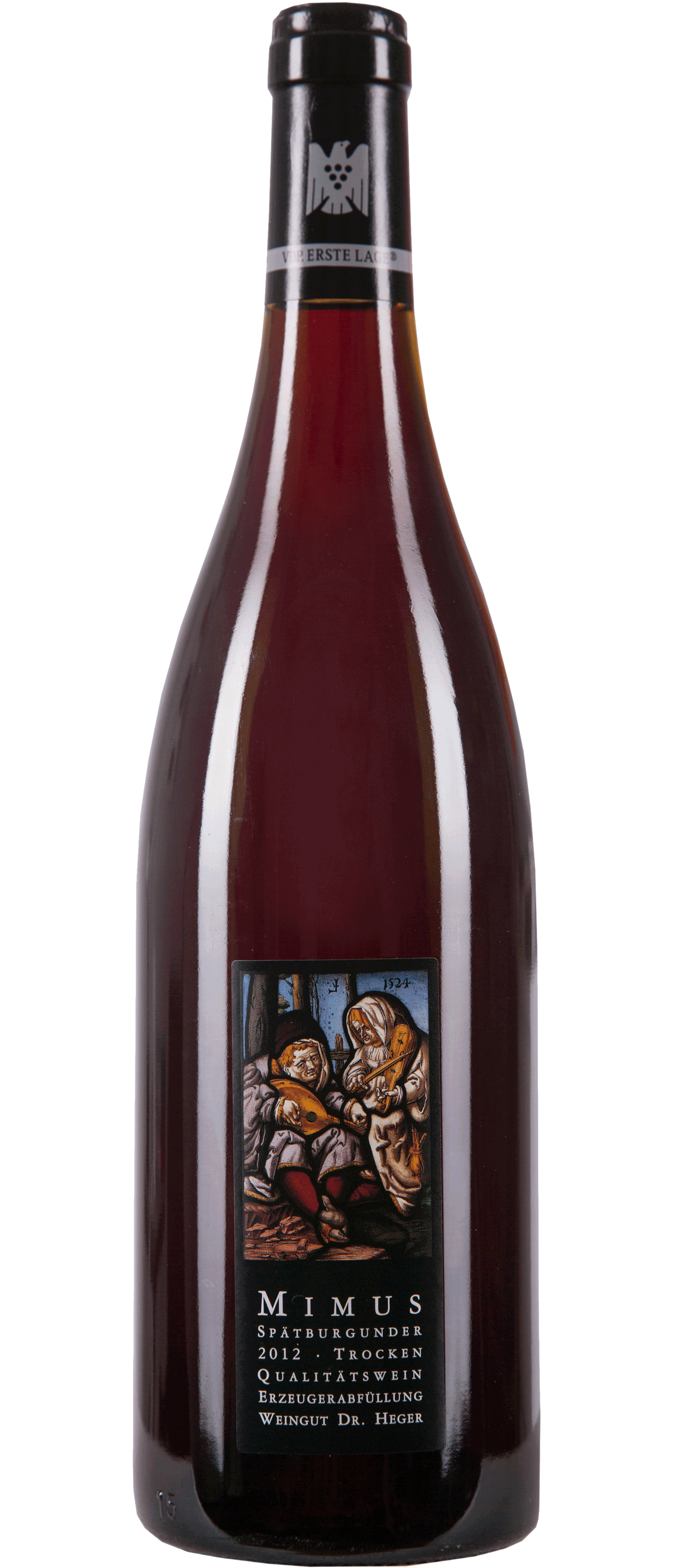 Dr.&#x20;Heger&#x20;Sp&#xE4;tburgunder&#x20;&#x201E;Mimus&#x201C;&#x20;VDP&#x20;Erste&#x20;Lage&#x20;trocken
