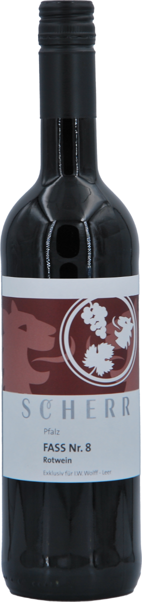 Scherr&#x20;Fass&#x20;Nr.&#x20;8&#x20;Rotweincuv&#xE9;e&#x20;QbA&#x20;lieblich