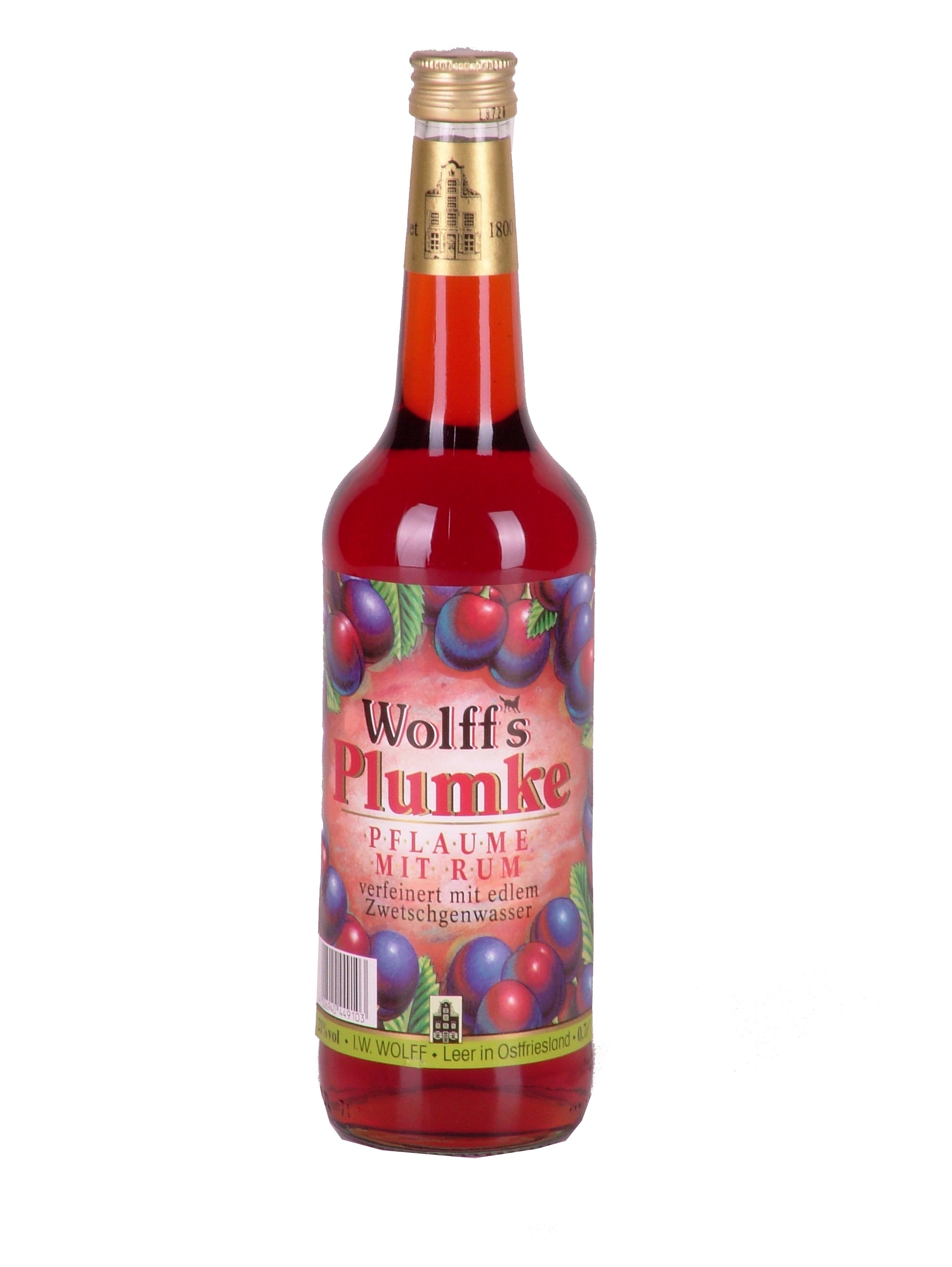Plumke 21% vol. Pflaumenlikör mit Rum verfeinert - Wein Wolff