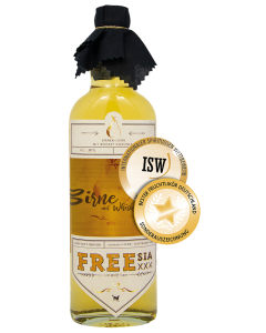 FREEsia XXX - Birnen-Likör mit Whiskey verfeinert Crafted Likör 30 % vol.