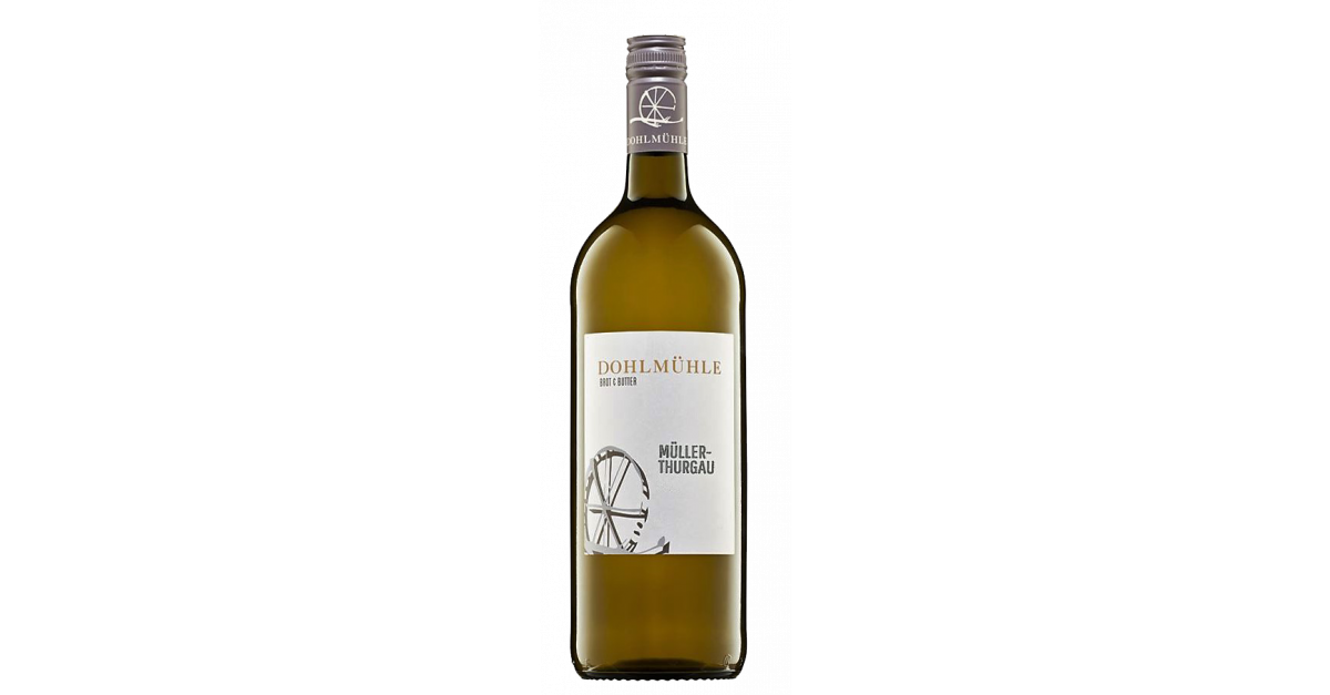 Dohlmühle Müller-Thurgau Qualitätswein lieblich 1,0 l lieblich | Dohlmühle  - Wein Wolff