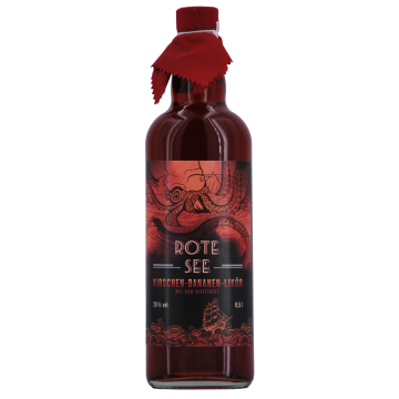 ROTE SEE - Kirschen-Bananen-Likör mit Rum verfeinert.