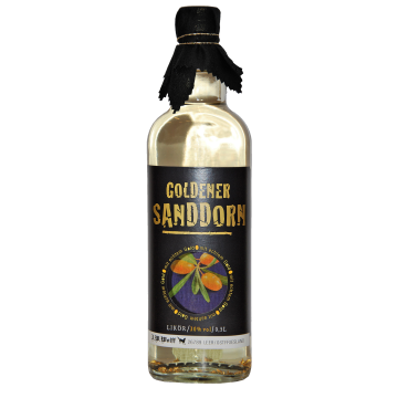 Goldener Sanddorn mit echtem Gold