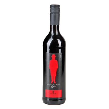 ROT, Rotweincuvée Qualitätswein feinherb