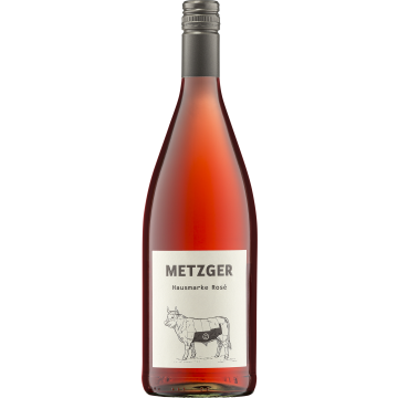 Metzger Hausmarke Rosé QbA mild 1,0 l