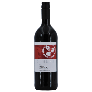 Scherr Fass Nr. 12 Rotweincuvée QbA feinherb 1,0 l