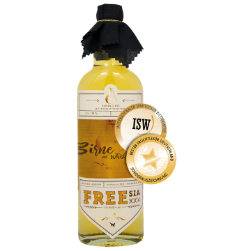 FREEsia XXX - Birnen-Likör mit Whiskey verfeinert Crafted Likör 30 % vol.