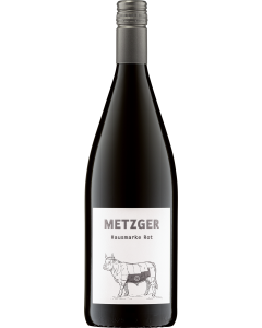 Metzger "Hausmarke Rot"  QbA feinherb, 1,0 l