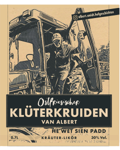 Ostfriesischer KLÜTERKRUIDEN VAN ALBERT