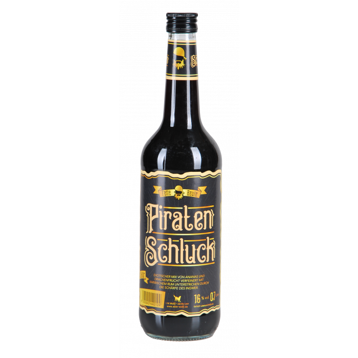 Piratenschluck Likör | Friesische Spezialitäten - Wein Wolff Piratenschluck Likör | Friesische Spezialitäten - Wein Wolff