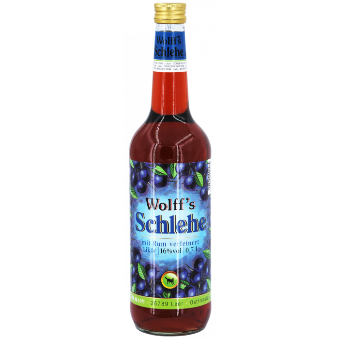 Wolff's Schlehenlikör mit Rum verfeinert 16% vol. | Rum & Grog - Wein Wolff Wolff's Schlehenlikör mit Rum verfeinert 16% vol. | Rum & Grog - Wein Wolff