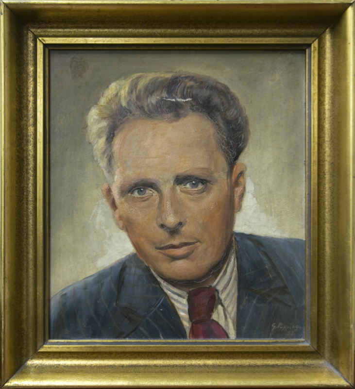 Gemaltes Portrait von Claas Wolff