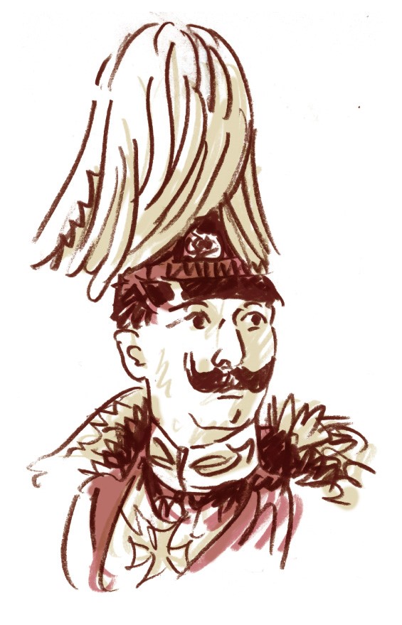 Zeichnung von Kaiser Wilhelm